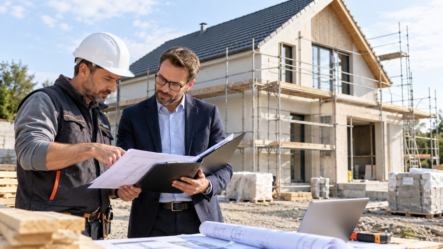 Constructeur de maisons passe par un courtier en decennale